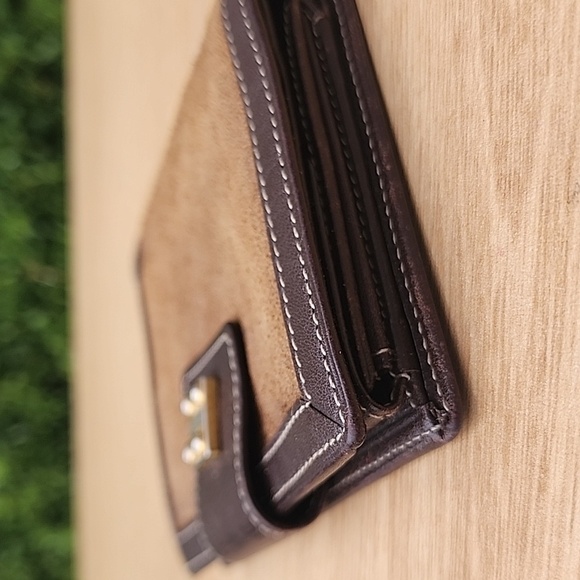 Loewe Anagram Brown Suede Wallet - Picture 6 of 13